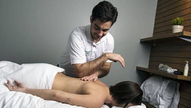 massaaž abaluude valu korral